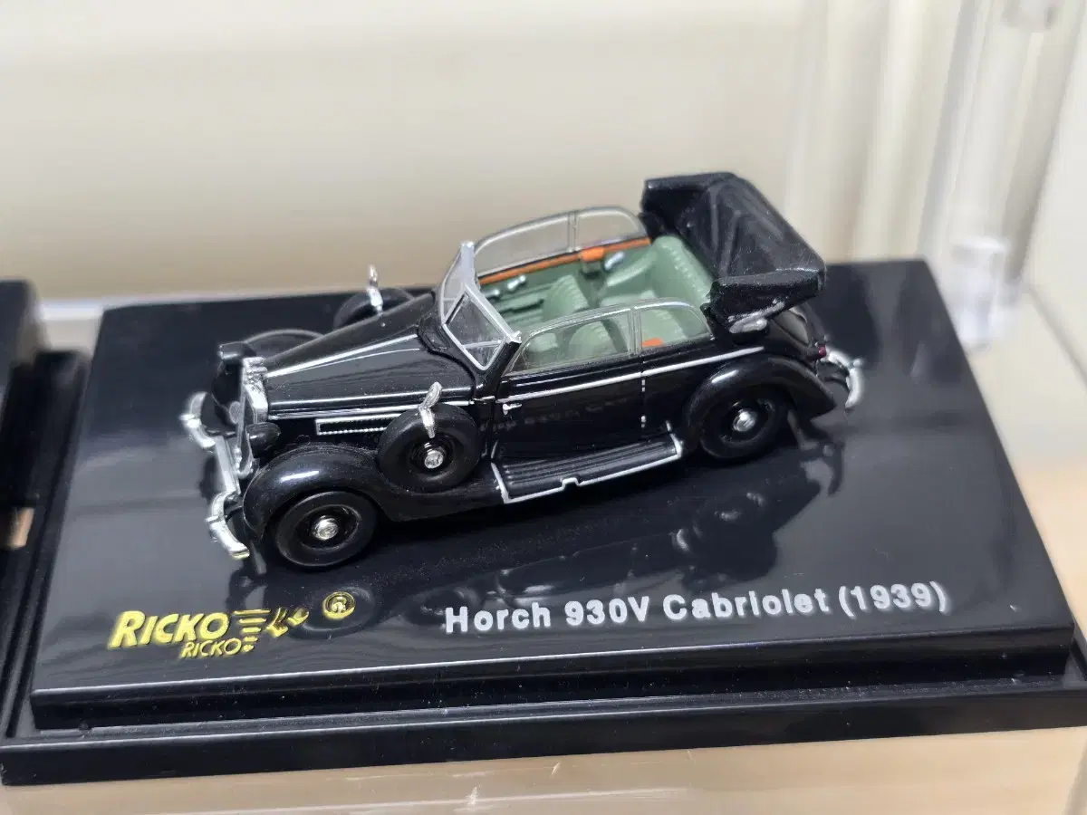 1:87 Horch 930V Cabriolet(1939) 블랙 미니카